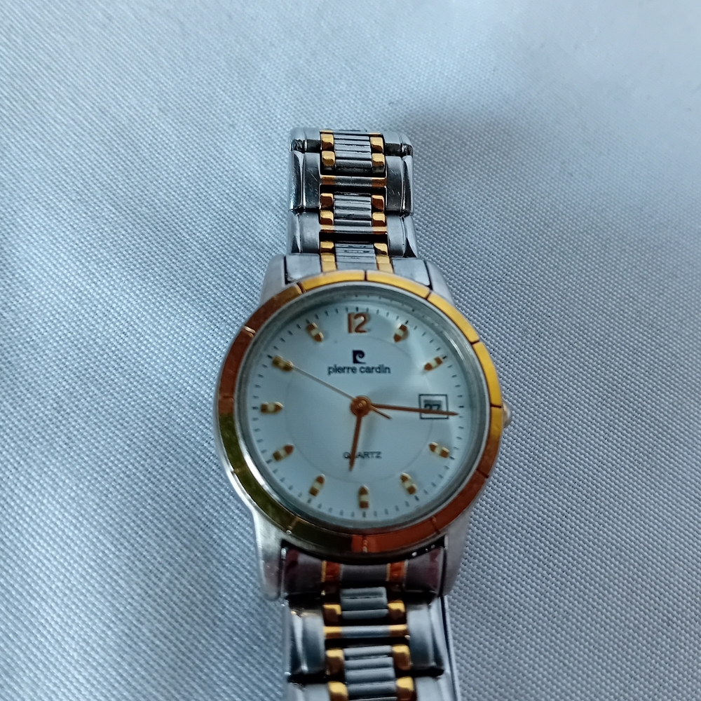 Pierre Cardin Two-Tone Silver and Gold Watch